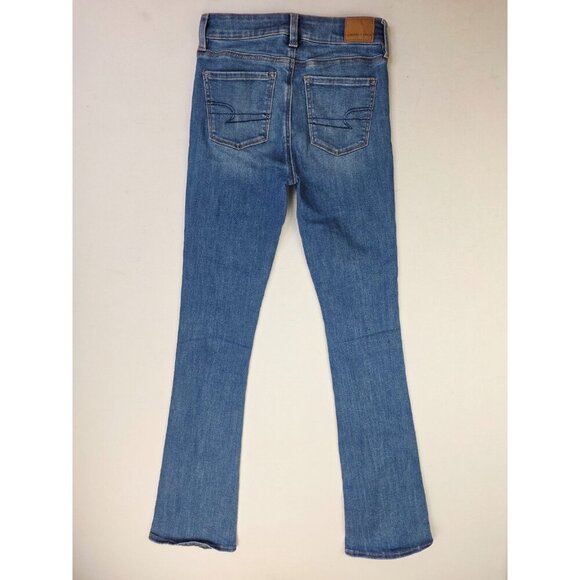 American Eagle Outfitters 0 Long Womens 34 Inch Inseam Hi Rise Skinny Kick Boot - Picture 1 of 13